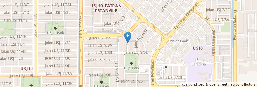 Mapa de ubicacion de Alliance Bank en 말레이시아, 슬랑오르, Majlis Bandaraya Subang Jaya.