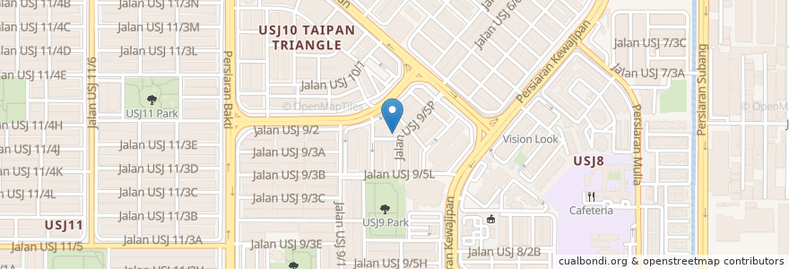 Mapa de ubicacion de Chinese Muslim Food Paradise SDN BHD en Malásia, Selangor, Majlis Bandaraya Subang Jaya.