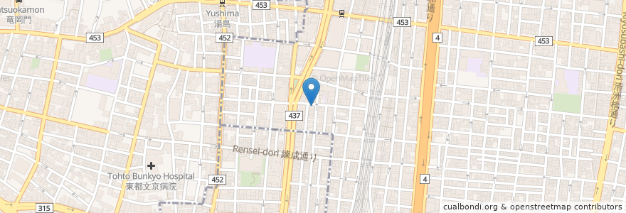 Mapa de ubicacion de Lapin en Japonya, 東京都, 台東区.