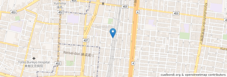 Mapa de ubicacion de PARSADI en 日本, 東京都, 台東区.