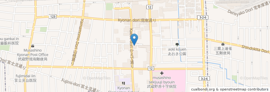 Mapa de ubicacion de 聖徳学園中学・高等学校 en Japan, Tokio.