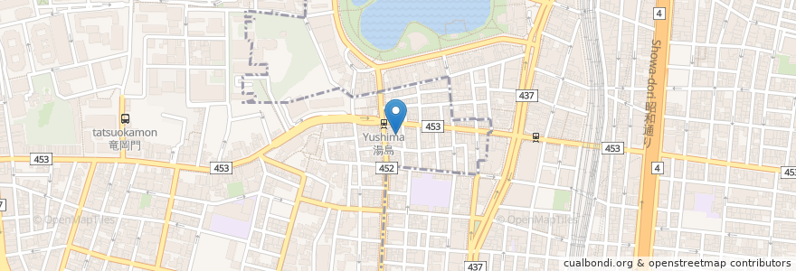 Mapa de ubicacion de 萬神居 神威 en Япония, Токио, Тайто.