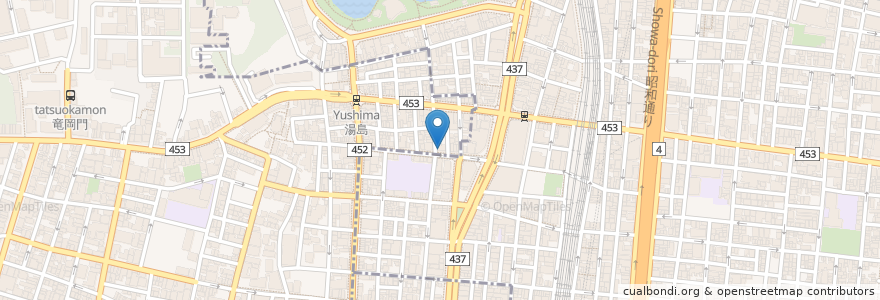 Mapa de ubicacion de PUB マーガレット en Japão, Tóquio, 台東区.