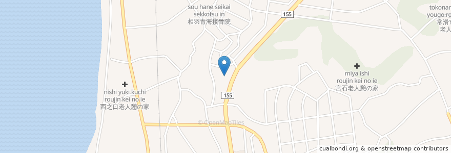 Mapa de ubicacion de スギ薬局　常滑北店 en Япония, Айти, Токонамэ.