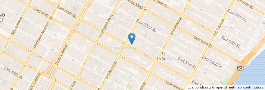 Mapa de ubicacion de Ashton's Alley Sport Bar en Estados Unidos Da América, Nova Iorque, New York, New York County, Manhattan, Manhattan Community Board 6.
