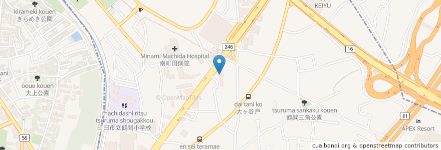 Mapa de ubicacion de コスモ石油 (COSMO) en 日本, 东京都/東京都, 町田市.