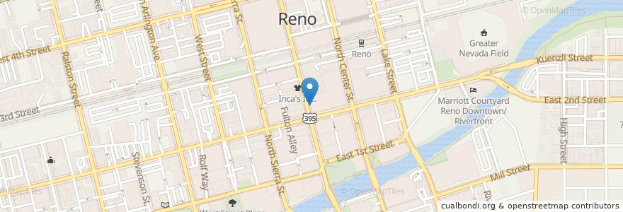 Mapa de ubicacion de Ichiban Japanese Steakhouse & Sushi Bar en États-Unis D'Amérique, Nevada, Washoe County, Reno.