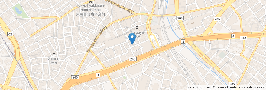 Mapa de ubicacion de Trump House en Japão, Tóquio, 渋谷区.