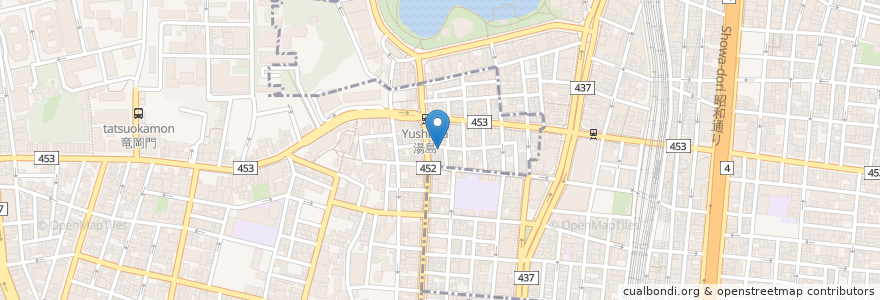 Mapa de ubicacion de 鮨いづ en Japonya, 東京都, 台東区.