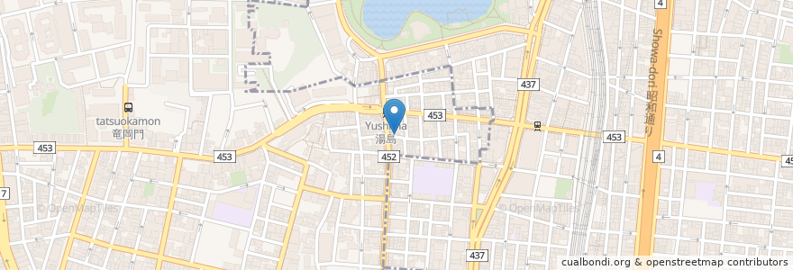 Mapa de ubicacion de ワイン食堂パパン en 日本, 东京都/東京都, 台東区.