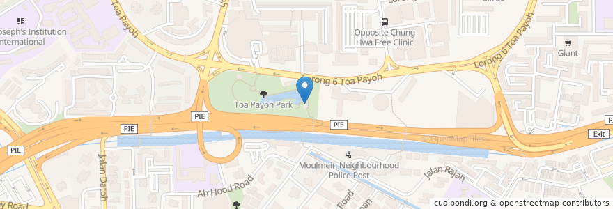 Mapa de ubicacion de The Oasis en Singapura, Central.