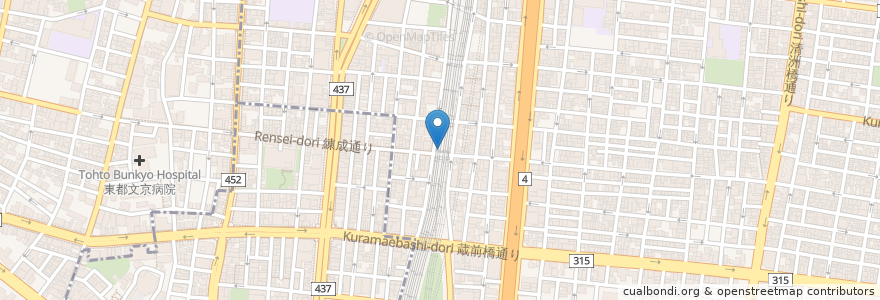 Mapa de ubicacion de サンプレイスポーツトレーナースクール en 日本, 東京都.