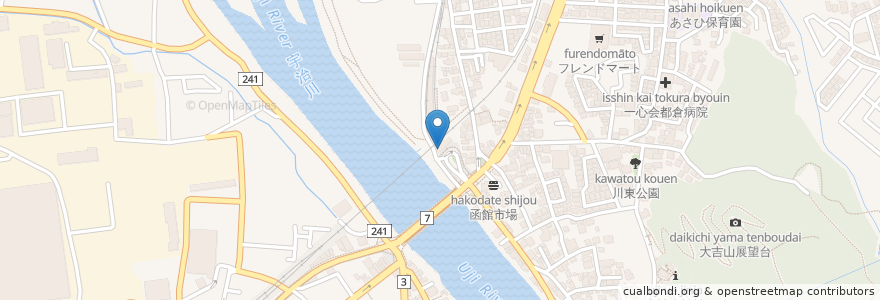 Mapa de ubicacion de 京進スクール・ワン en ژاپن, 京都府, 宇治市.