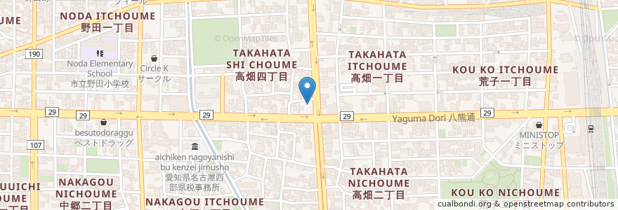 Mapa de ubicacion de 三井のリパーク en Jepun, 愛知県, 名古屋市, 中川区.
