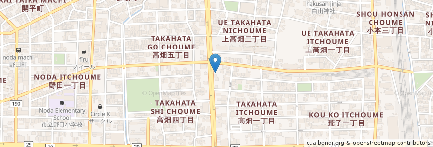 Mapa de ubicacion de 名鉄協商パーキング en Giappone, Prefettura Di Aichi, 名古屋市, 中川区.