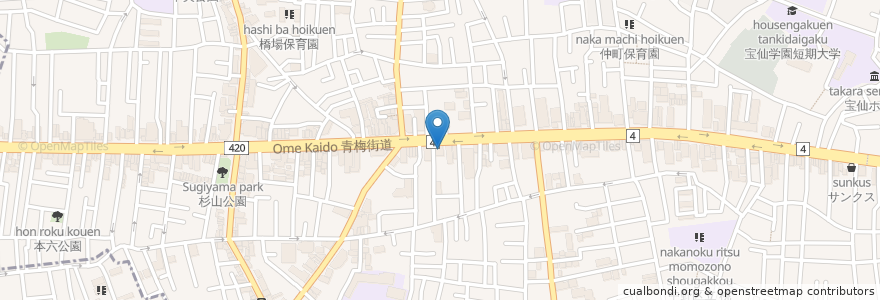 Mapa de ubicacion de ことぶき薬局 en ژاپن, 東京都, 中野区.