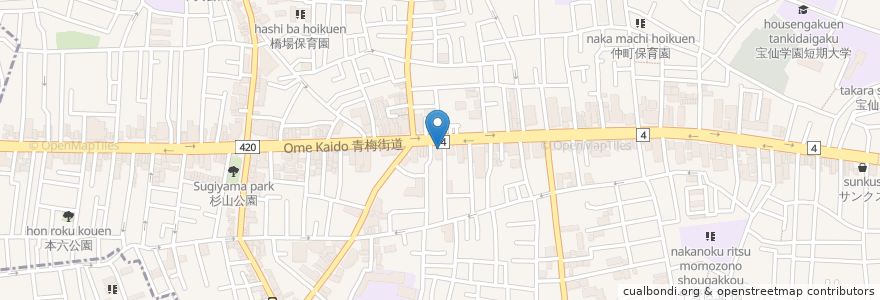 Mapa de ubicacion de 高野歯科クリニック en Japan, Tokio, 中野区.