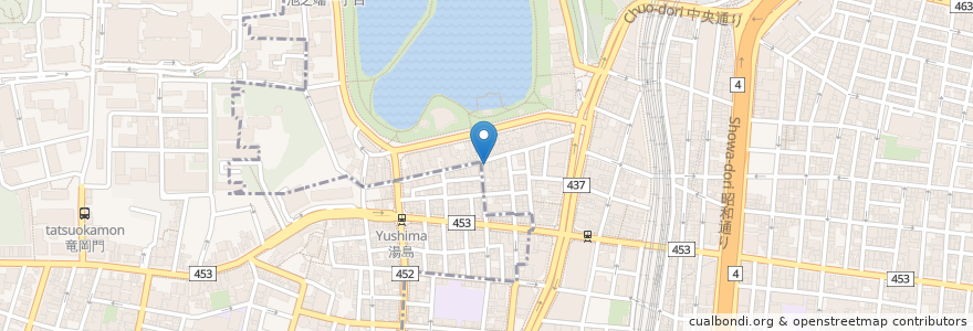 Mapa de ubicacion de 第二英鮨 en Japão, Tóquio, 台東区.