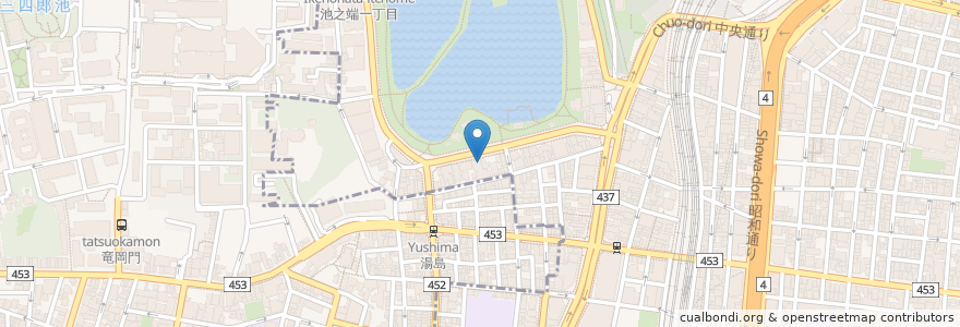 Mapa de ubicacion de BUZZ GARDEN en 日本, 東京都, 台東区.