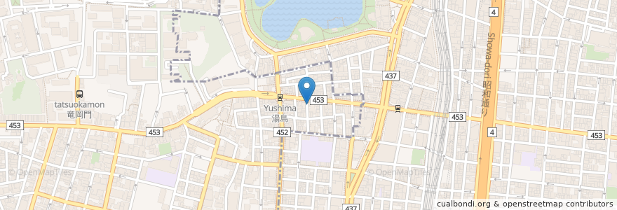 Mapa de ubicacion de 御徒町すぐるクリニック en 日本, 東京都, 台東区.