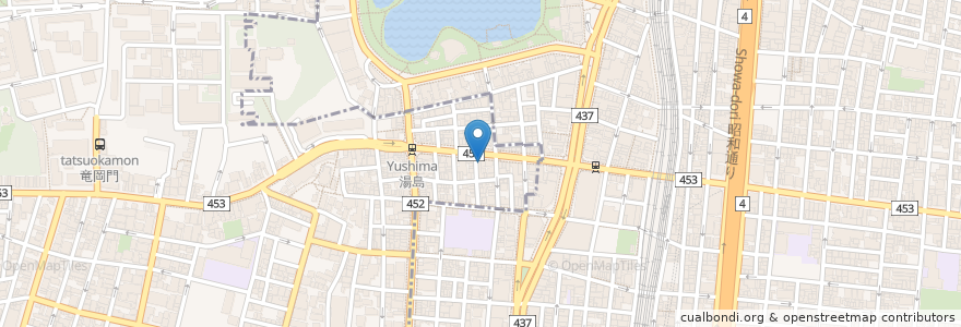 Mapa de ubicacion de 博多華味鳥 en Japon, Tokyo, 台東区.