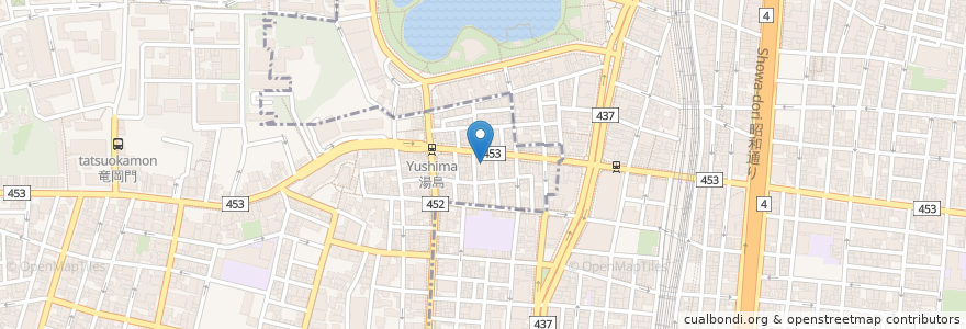 Mapa de ubicacion de Gratte Ciel en 日本, 東京都, 台東区.
