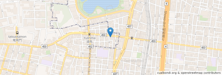 Mapa de ubicacion de トントンびょうし en ژاپن, 東京都, 台東区.