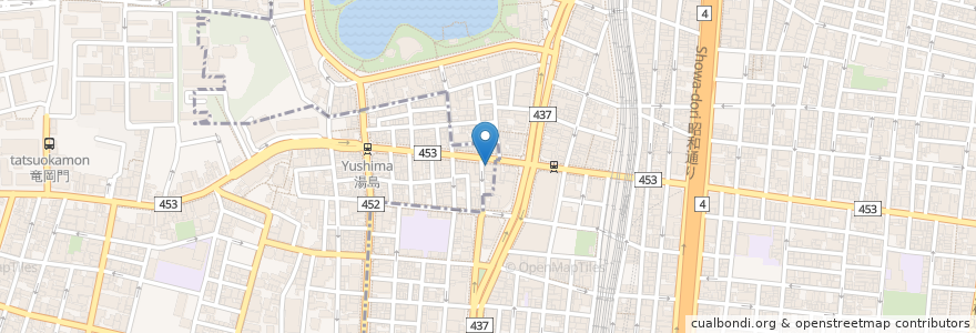Mapa de ubicacion de 一軒め酒場 en Japan, Tokio, 台東区.