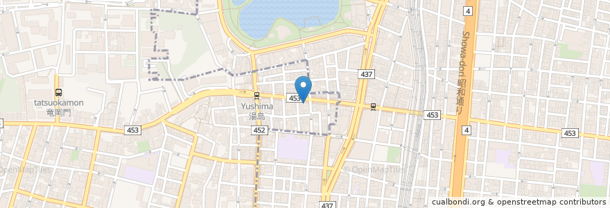 Mapa de ubicacion de 竹内薬局 en Japon, Tokyo, 台東区.
