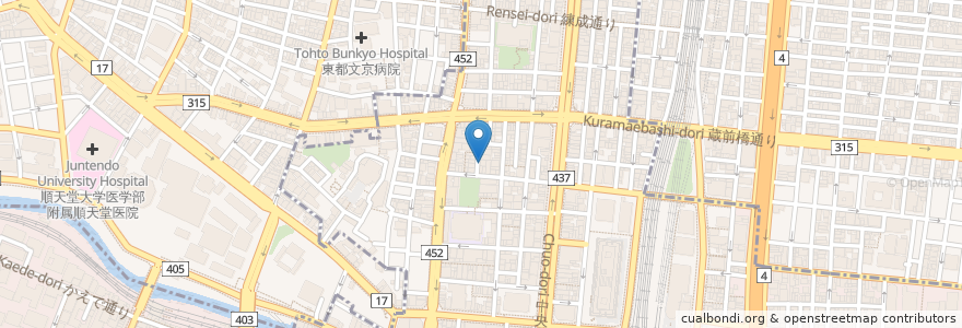 Mapa de ubicacion de QLQL Cafe en اليابان, 東京都.