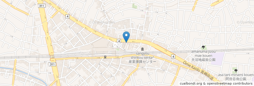 Mapa de ubicacion de 横浜家系ラーメン en Japonya, 東京都, 杉並区.