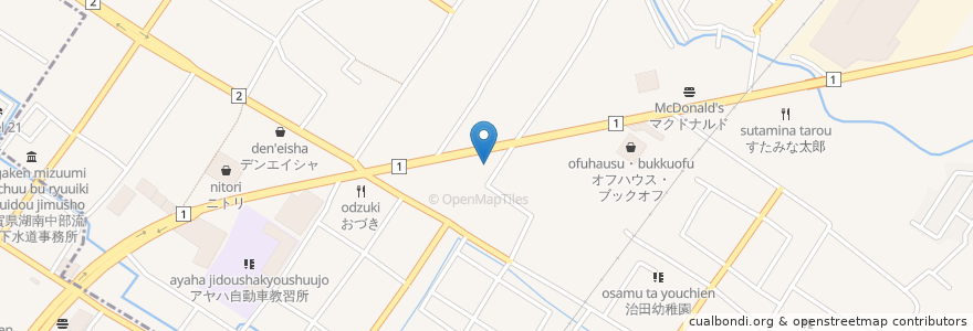 Mapa de ubicacion de 小柿食堂 en Japon, Préfecture De Shiga, 栗東市.