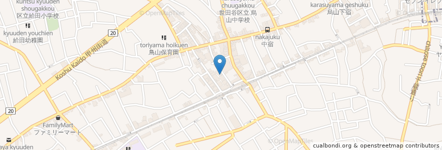 Mapa de ubicacion de そうごう薬局 en Japón, Tokio, Setagaya.