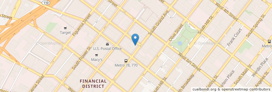 Mapa de ubicacion de Karl Strauss Brewing Company en United States, California, Los Angeles County, Los Angeles.