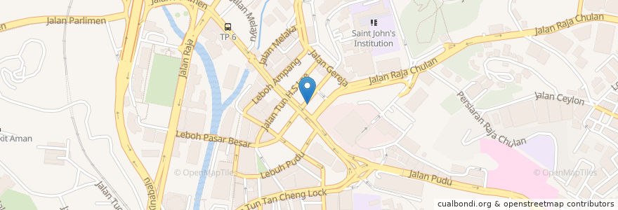 Mapa de ubicacion de Segi College Kuala Lumpur en مالزی, سلانگور, کوالا لامپور.