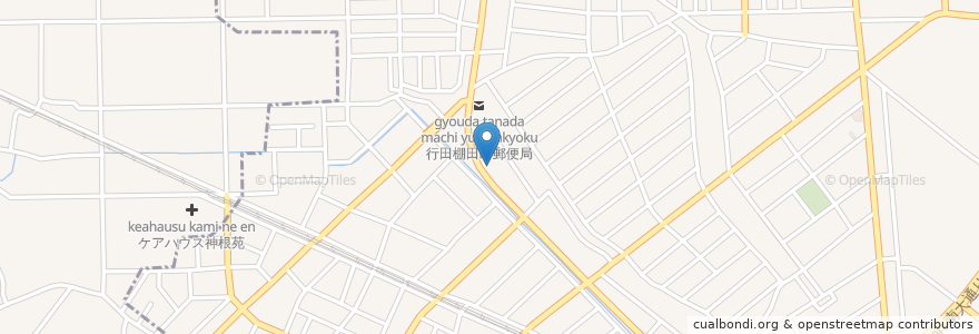 Mapa de ubicacion de 由す美 en Japonya, 埼玉県, 行田市.