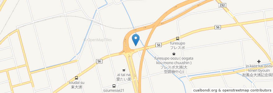 Mapa de ubicacion de 別格8番 永徳寺十夜ヶ橋 en 일본, 에히메현, 大洲市.