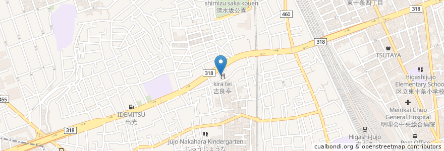Mapa de ubicacion de 明かり富士 en ژاپن, 東京都, 北区.