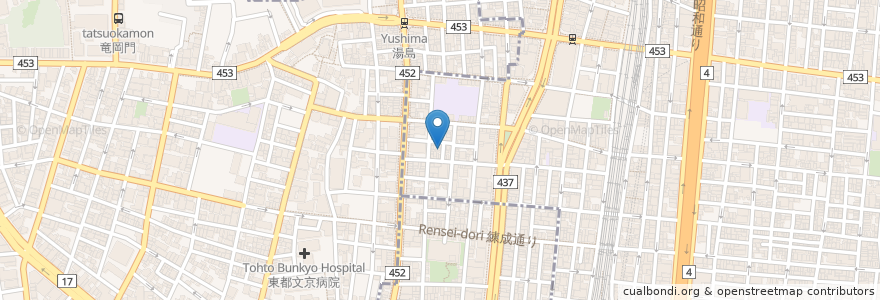 Mapa de ubicacion de おでん食工房 きたろう en 日本, 東京都.