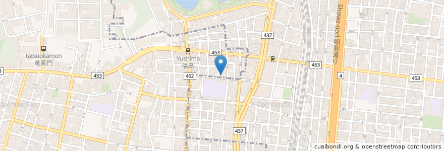 Mapa de ubicacion de 寄り処 つむぎ en 일본, 도쿄도, 다이토구.