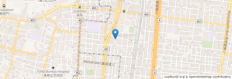 Mapa de ubicacion de 三井のリパーク en 일본, 도쿄도, 다이토구.