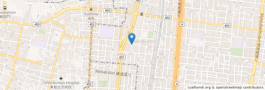 Mapa de ubicacion de らいず en Japan, Tokio, 台東区.