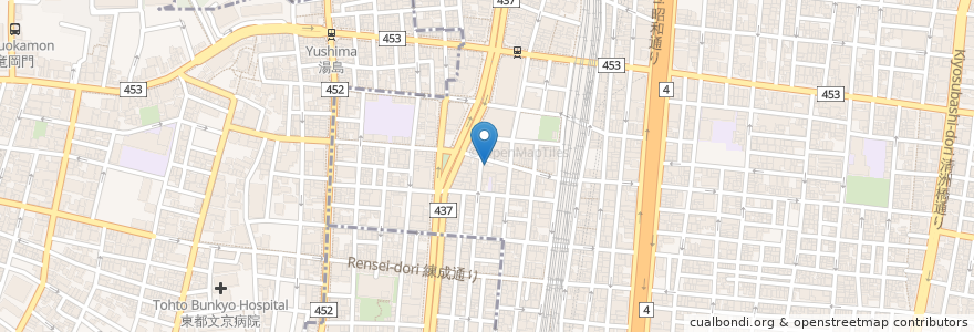 Mapa de ubicacion de Pinky en Japonya, 東京都, 台東区.