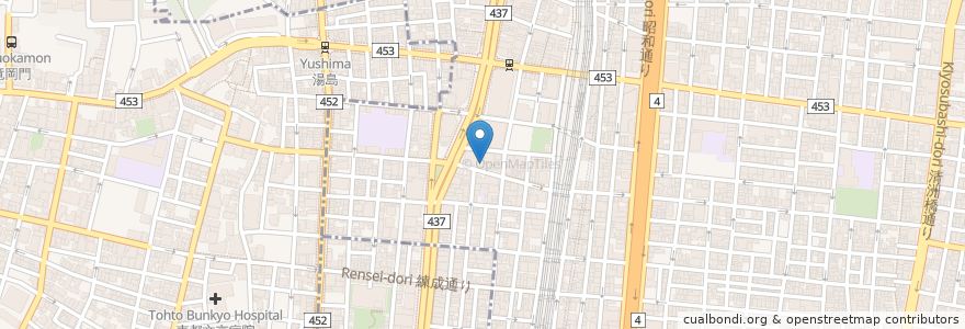 Mapa de ubicacion de ぽんた en Japon, Tokyo, 台東区.