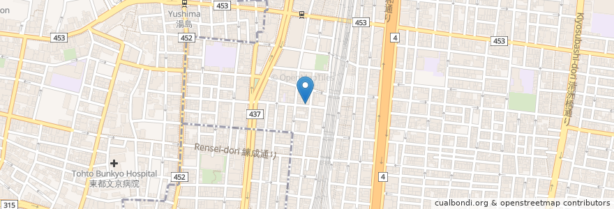 Mapa de ubicacion de 菜魚味や en 日本, 东京都/東京都, 台東区.