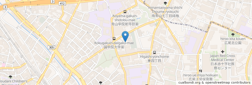 Mapa de ubicacion de 和[NAGOMI] en 일본, 도쿄도, 시부야구.