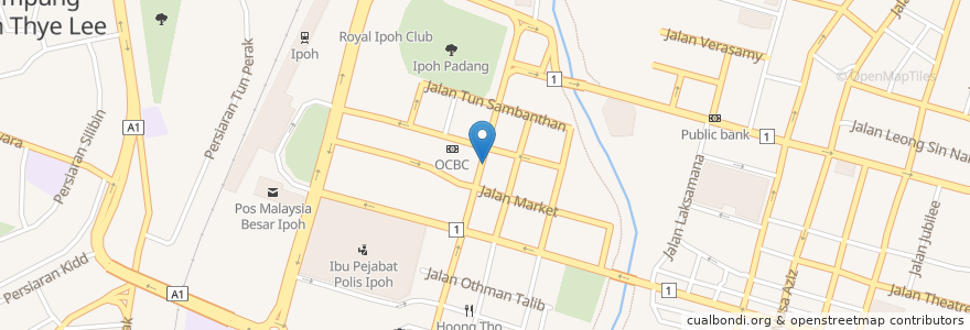 Mapa de ubicacion de Burps & Giggles en Malásia, Perak.