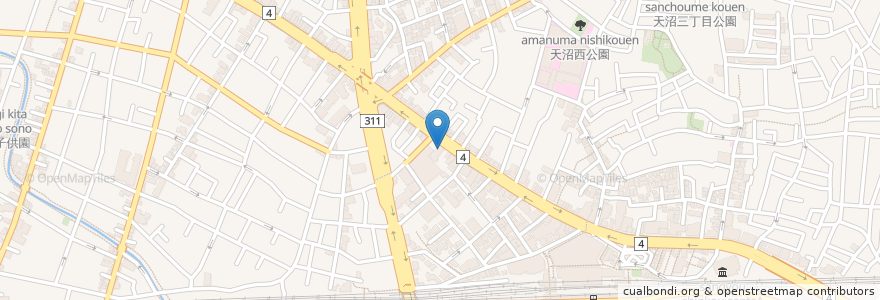 Mapa de ubicacion de マツモトキヨシ en 日本, 東京都, 杉並区.