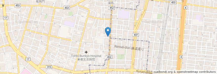 Mapa de ubicacion de フレンチ・ヴォーグ en اليابان, 東京都.