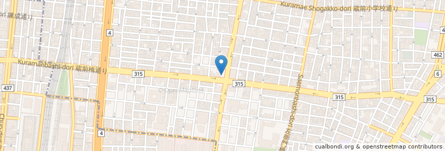 Mapa de ubicacion de あきやま歯科医院 en ژاپن, 東京都, 台東区.